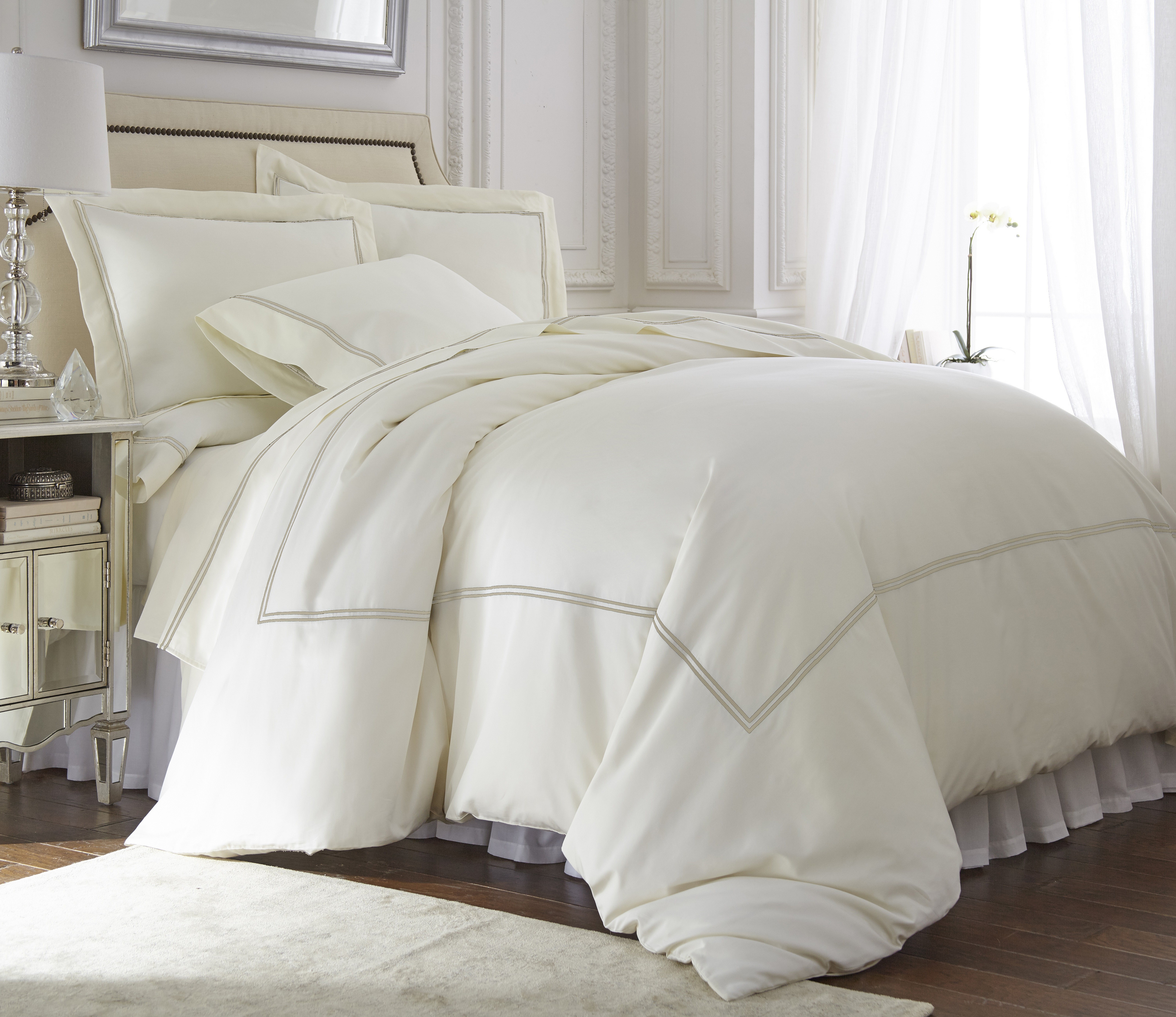 Venezia Duvet Cover - Tan